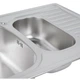 Кухонна мийка WEZER 7850(08) Satin 780x500x180 мм + сифон - зображення 5