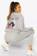 Худі жіноче укорочене boohoo (disney) s (8) Сіре - зображення 2