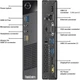 Мини ПК Lenovo ThinkCentre M83 Tiny (Intel Core i3-4130T/8Gb/SSD240Gb) (10E8) s1150 Б/У - изображение 5