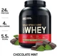 Сывороточный протеин Optimum Nutrition Gold Standard 100% Whey Шоколад Мята 2240г - изображение 2