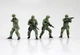 Сборная модель 1/72 автомобиль JGSDF 3 1/2t Truck with Additional Armor w/6 Figures Aoshima 01208 - изображение 10
