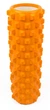 Массажный ролик для фитнеса, йоги EasyFit Grid Roller PRO 45 см Оранжевый (МФР валик, роллер для массажа всего тела: рук, ног, спины, шеи) - изображение 2