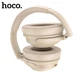 Наушники Bluetooth Hoco W37 Sound Active Noise Gold Champagne (759638) - изображение 2
