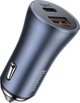 АЗУ Baseus Golden Contactor Pro Dual Quick Charger Car Charger U+C 40W Dark Gray (759772) - изображение 1