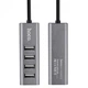 USB - Хаб Hoco HB1 Line Machine USB To 4 USB серебристый (735206) - изображение 2