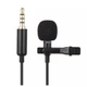 Петличний конденсаторний мікрофон 3.5 мм 3 Pin to 4 Pin для смартфонів Black (770611) - изображение 1