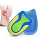 Ортопедичні силіконові амортизуючі устілки під п'яту Gel Insole Silicone Розмір 41-46 - зображення 2