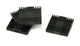 Алюминиевый радиатор охлаждения 37×37×6 мм, черный (для чипов, SSD, VRM, хабов) (Black) - изображение 5