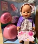 Пупс функциональный Yale Baby BL011B 8 функций памперс горшок бутылочка тарелочка - изображение 1