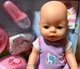 Пупс функциональный Yale Baby BL015G 8 функций памперс горшок бутылочка тарелочка - изображение 2