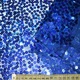 Сетка ультрамарин с квадратными переливающимися пайетками, ш.150 (12909.002) - изображение 2