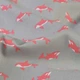 Коттон "Darling" серый в коралловые косатки, ш.150 (18442.008) - изображение 3