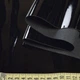 Кожа искусственная лаке не стрейч на флисе черная ш.140 (20821.041) - изображение 2
