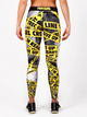 Спортивні лосини TREC WEAR Leggings TGirl 07 XXS Жовто-сірі (5902114022211) - зображення 2