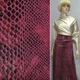 Замша искусственная с напылением рептилия фуксия (20629.005) - изображение 1