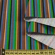 Деко коттон полоски узкие коричнево-синие, черно-персиковые, ш.150 (20405.020) - изображение 2