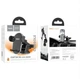 Холдер Hoco H3 Shiny press type car holder (center console) dark night Black - изображение 4