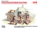 Сборная модель ICM Французский экипаж бронеавтомобиля 1940 г. 4 фигуры 35615 - изображение 2