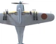 Збірна модель 1/72 гвинтовий літак Kawanishi N1K2-Ja з ракетною установкою Aoshima 01172 - зображення 3