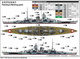 Збірна модель 1/700 військовий корабель German Battleship Scharnhorst Trumpeter 06737 - зображення 8