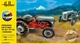 Сборная модель 1/24 трактор Ferguson Petit Gris TE-20+FF-30+диорама Стартовый набор Heller 52326 - изображение 4