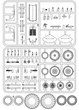 Сборная модель 1/24 трактор Ferguson Petit Gris TE-20+FF-30+диорама Стартовый набор Heller 52326 - изображение 10