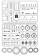Сборная модель 1/24 трактор Ferguson Petit Gris TE-20 + FF-30 + Диорама Heller 50326 - изображение 12