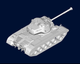 Збірна модель 1/72 танк US M26A1 Heavy Tank Trumpeter 07286 - зображення 4