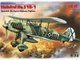Сборная модель ICM He 51B-1, истребитель-биплан ВВС Испании 72191 - изображение 2