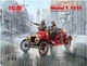 Сборная модель ICM Модель T 1914 пожарный автомобиль с экипажем 24017 - изображение 2