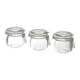 Банка з кришкою IKEA KORKEN 3 шт. прозоре скло 403.236.54 - зображення 1