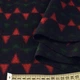 Лоден пальтовый треугольники красные и зеленые на черном фоне, ш.150 (12717.062) - изображение 2