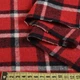 Кашемир пальтовый шерстяной в клетку черно-белую красный, ш.150 (13117.003) - изображение 2