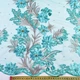 Кружево на сетке бирюзовое со стразами, односторонний купон, кайма, ш.125 (12329.004) - изображение 2