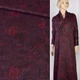 Пальтовая ткань с ворсом Gerry Weber узор красно-фиолетовый на черном фоне, ш.150 (18801.001) - изображение 1