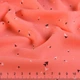 Креп коралловый в белые, черные галочки ш.147 (11401.019) - изображение 2