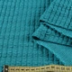 Трикотажное полотно сине-зеленое в жатую полоску ш.150 (14555.003) - изображение 2