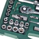 HANS. Набор торц. головок 1/4"DR4-14мм и 1/2"DR10-32 мм,108 предм.(6 гран.) - изображение 11