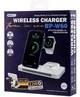 Бездротовий зарядний пристрій Remax RP-W60 3в1 Minxl Series 22W Foldable Wireless Charger Blue - зображення 2