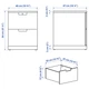 Комод ІКЕА NORDLI 40х54 см (s09239827) - зображення 6