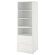 Стелаж з 2 ящиками ІКЕА SMASTAD / PLATSA 60х57х181 см білий (s79483298) - изображение 1