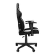 Крісло для геймерів DXRACER NEX EC/OK134/NW (чорне/білі вставки) PU шкіра нейлонова основа - зображення 4