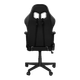 Крісло для геймерів DXRACER NEX EC/OK134/NW (чорне/білі вставки) PU шкіра нейлонова основа - зображення 5