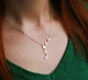 Срібне кольє з зірочками, Розмір S, 40-45 см, (АРТ. №276/s) Dadiverin Jewelry - изображение 2