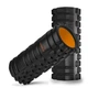 Ролик масажний спортивний тренувальний (роллер) PowerPlay 4025 Massage Roller Чорно-помаранчевий (33x15см.) (SK-NPP_4025_Black/OrangeS) - зображення 1