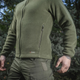 Мужская флисовая Кофта M-Tac Nord Fleece Polartec с усиленными вставками / Флиска олива размер L - изображение 7