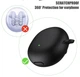 Силиконовый чехол Nik с карабином для OPPO Enco Air 3 черный - изображение 3