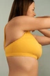 Верх купальника з м’якою чашкою Brabrabra 42G жовтий (85472) - зображення 4