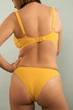 Верх купальника з м’якою чашкою Brabrabra 42G жовтий (85472) - зображення 6