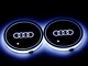 Автомобільне LED підсвічування для Audi у підсклянник, з датчиком світла, на акумуляторі, комплект 2 шт. - зображення 5